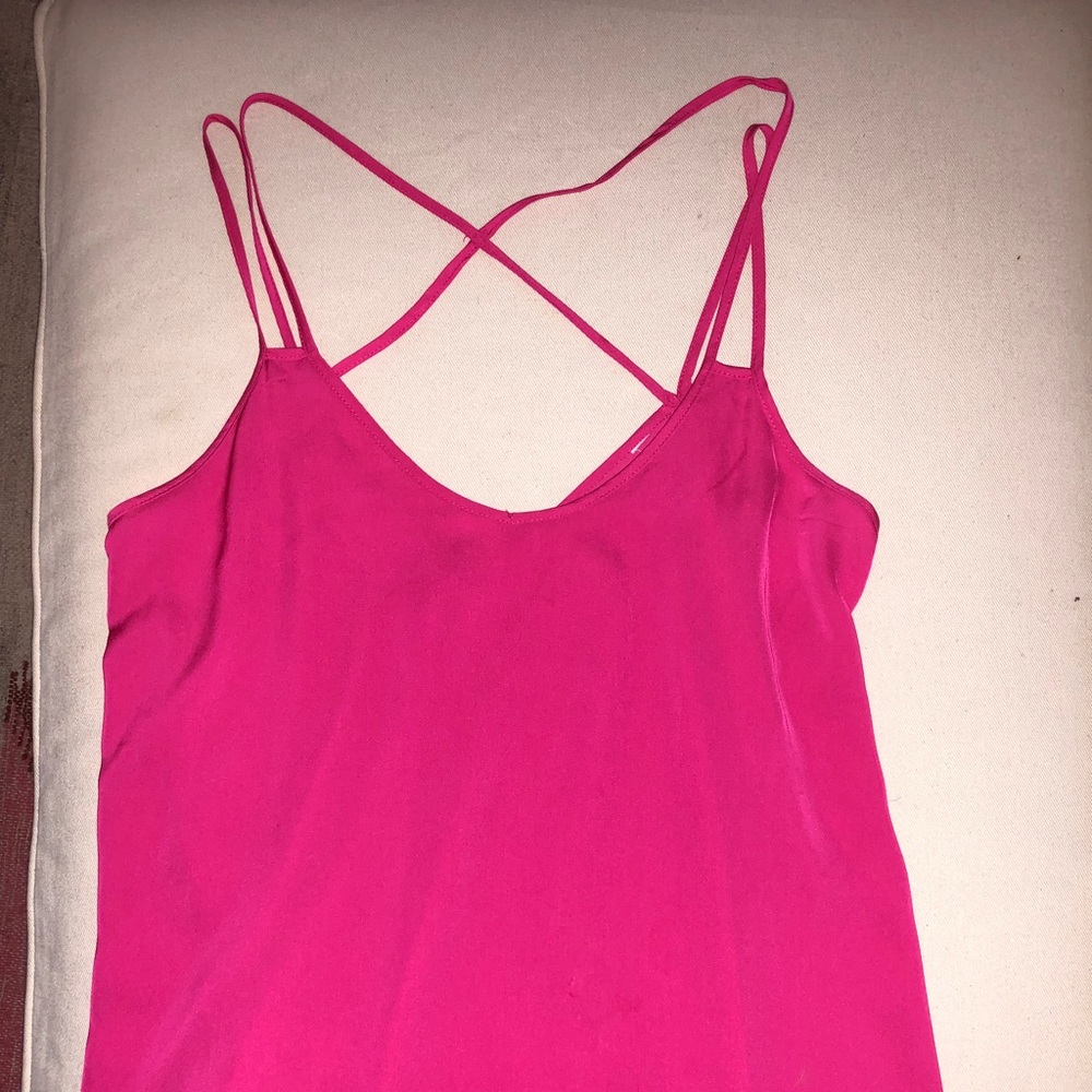Hot pink BCBG tank top